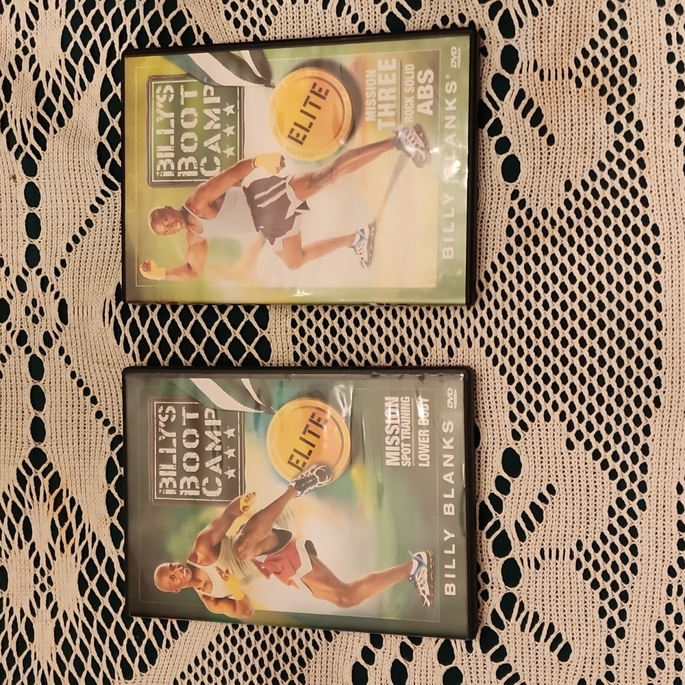 Billy Blanks Billy's Boot Camp Elite DVD Lot
